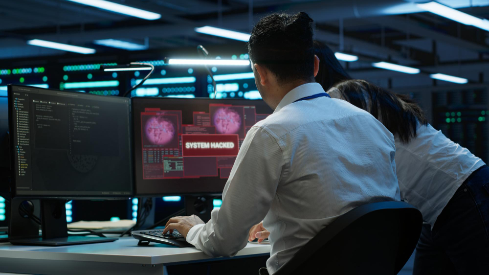 ataque de ransomware desde la entrada inicial hasta la nota de rescate e impacto en el negocio